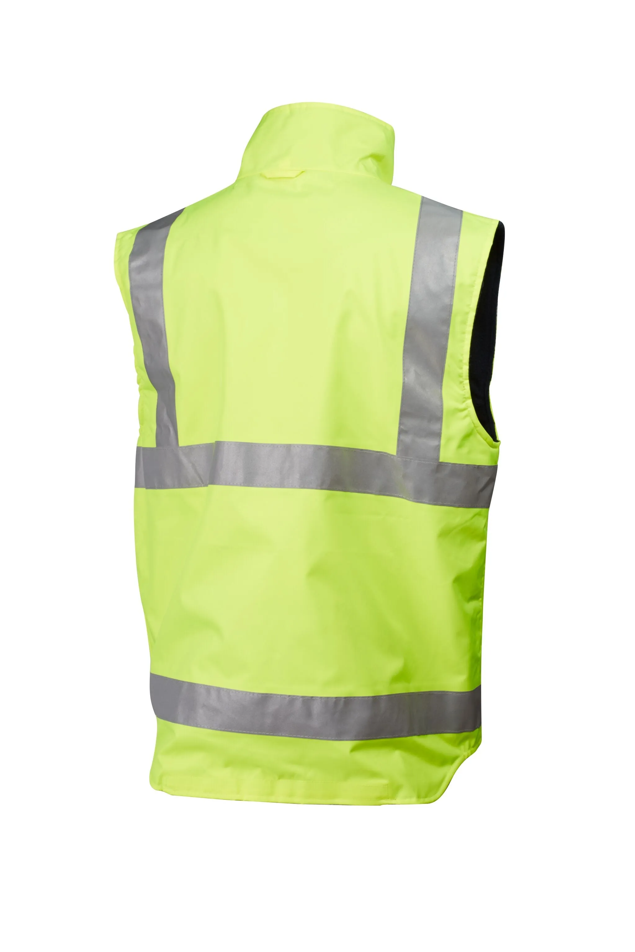 7WVHT80 VEST MASTER WINTERMATE REVERSIBLE HI VIS D/N 2 TONE POLY/PU SHELL