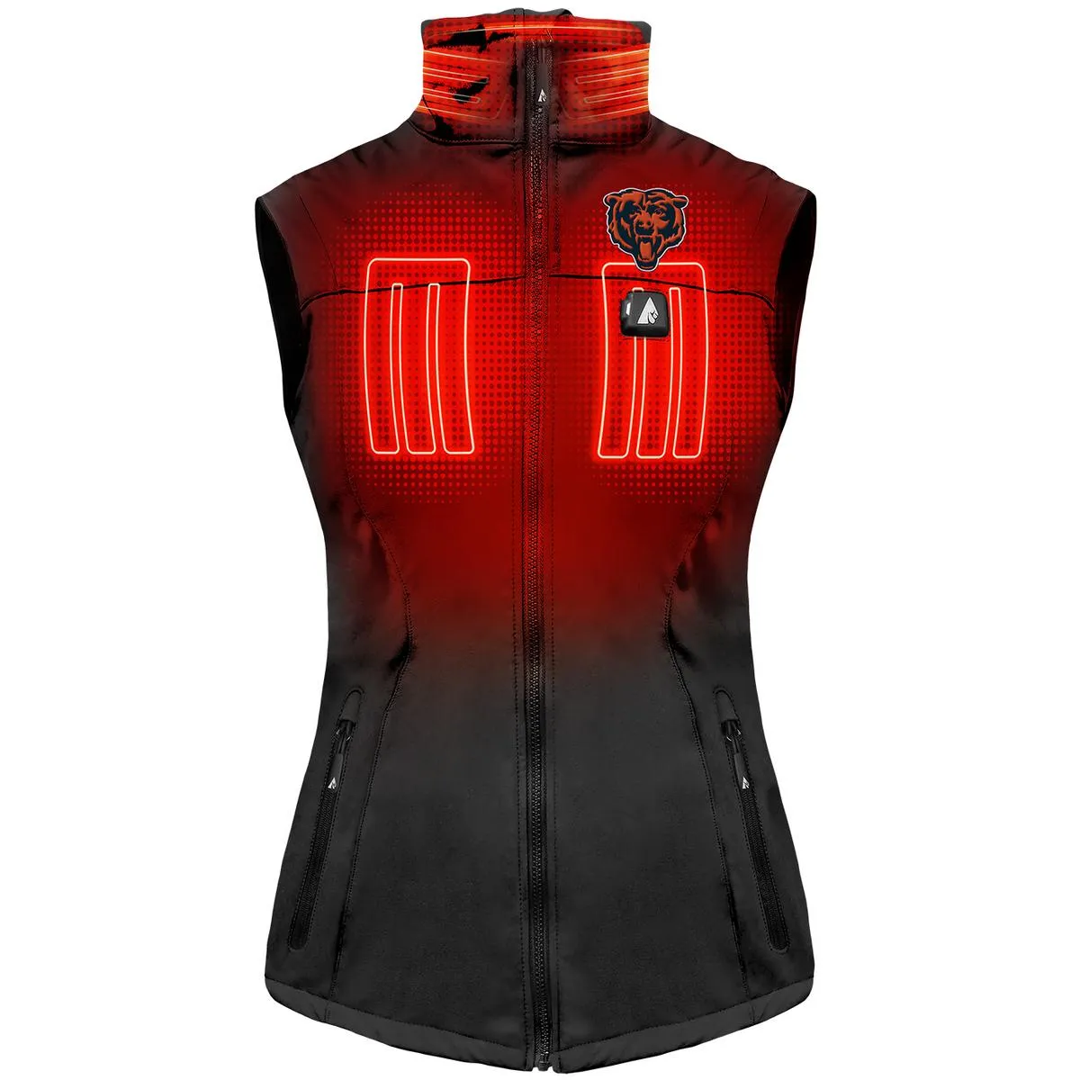 ActionHeat Chicago Bears 5V Women's Softshell Battery Heated Vest