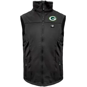 ActionHeat Green Bay Packers 5V Men's Softshell Battery Heated Vest