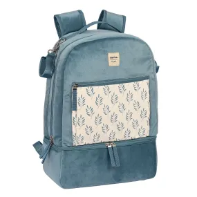 Baby Accessories Backpack Safta Leaves Turquoise (30 x 43 x 15 cm)