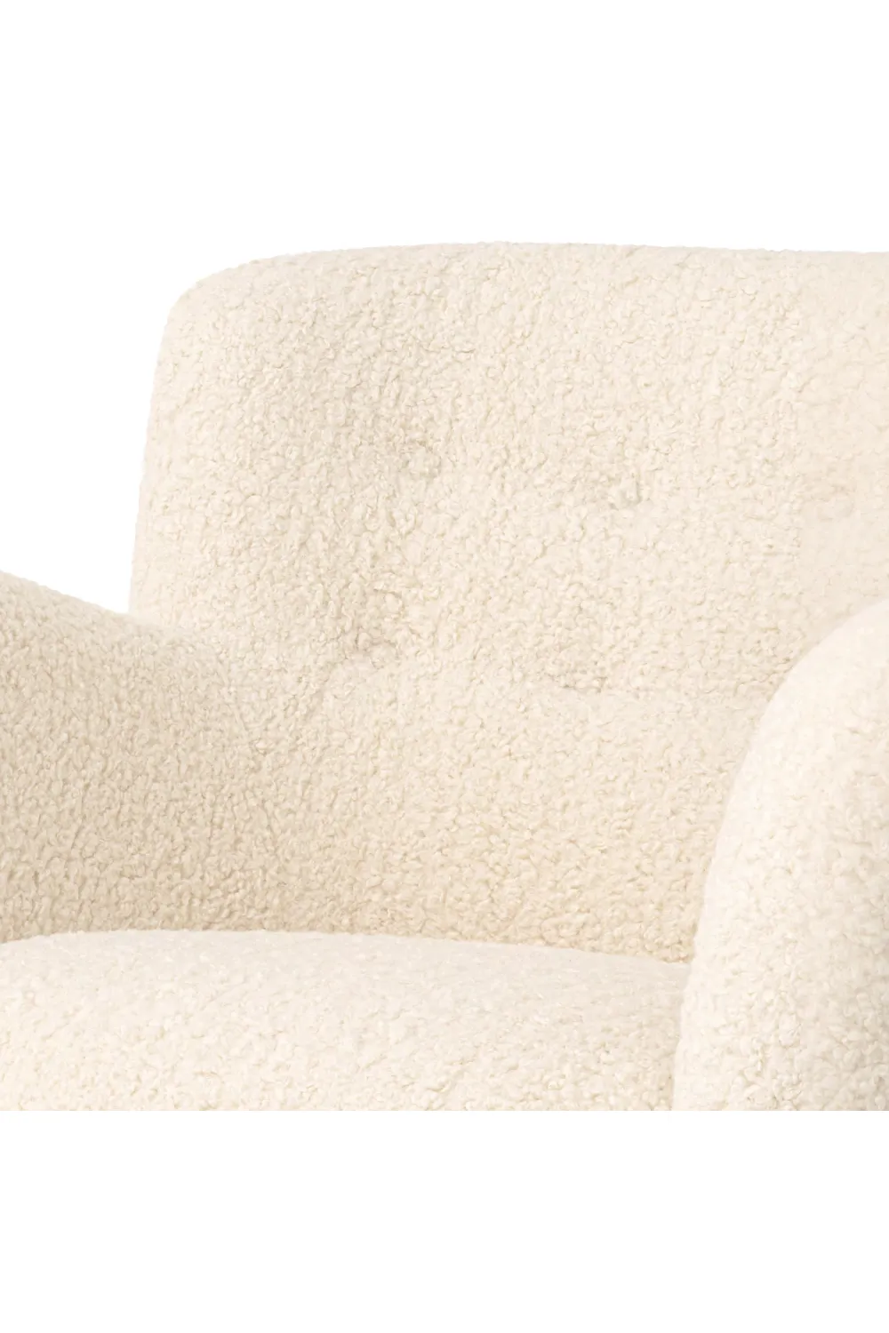 Beige Shearling Lounge Chair | Eichholtz Bixby