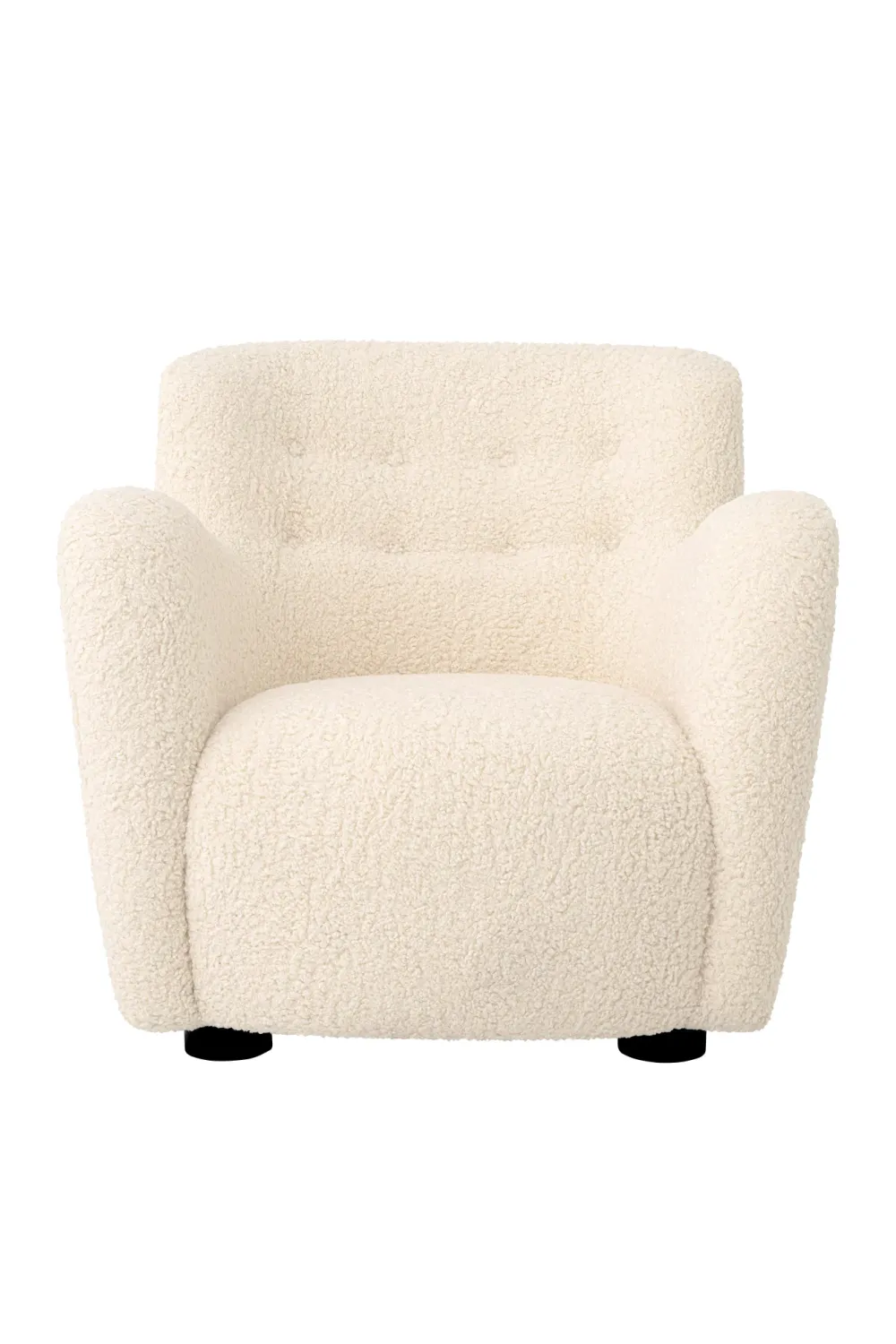 Beige Shearling Lounge Chair | Eichholtz Bixby