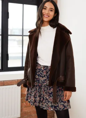 Carey Shearling Aviator Jacket