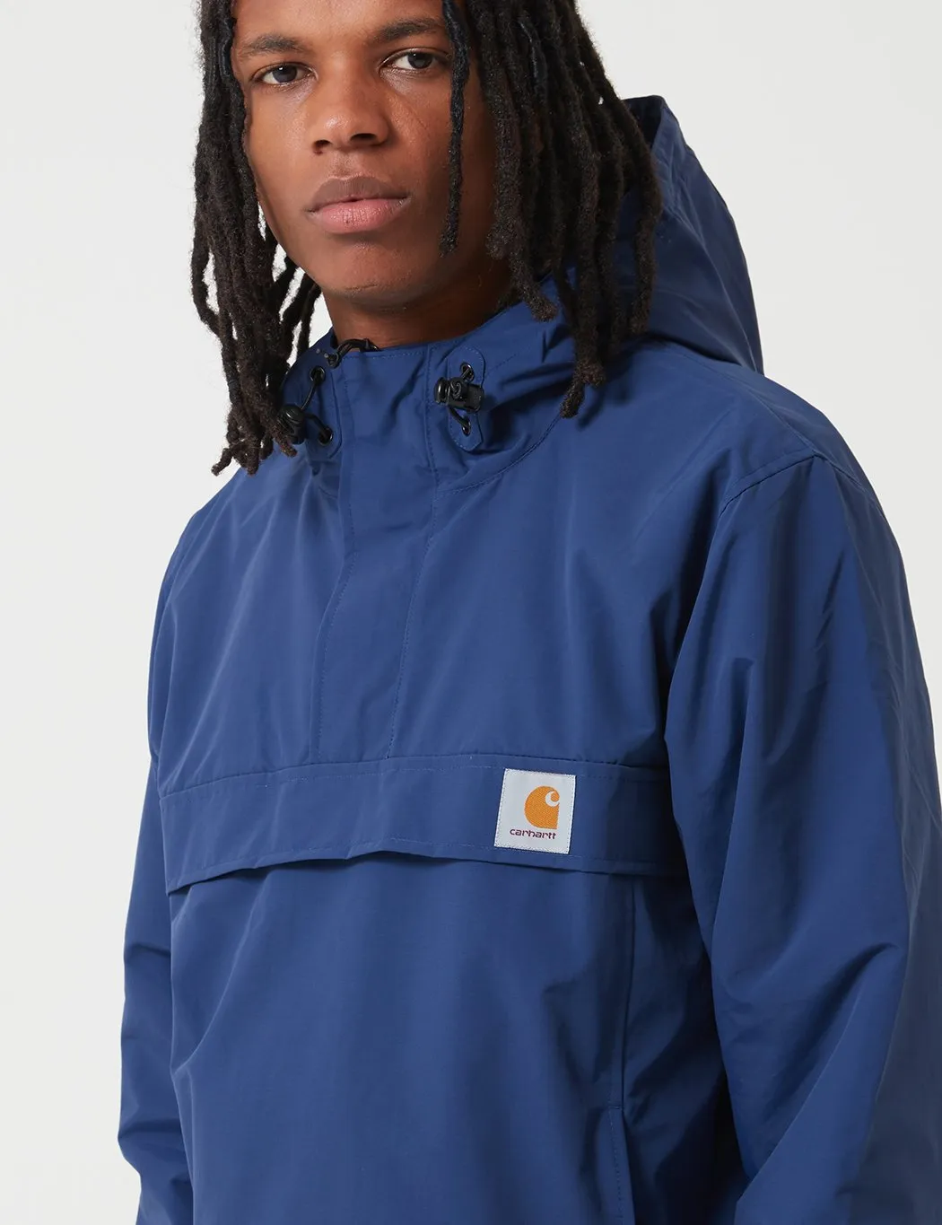 Carhartt-WIP Nimbus Half-Zip Jacket (Fleece Lined) - Metro Blue