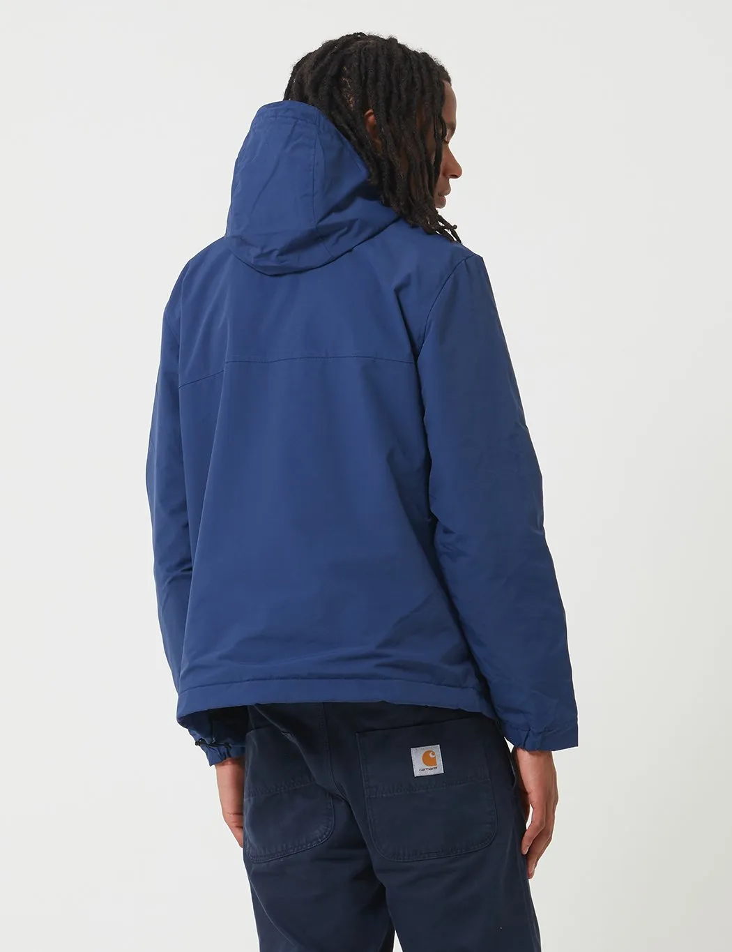 Carhartt-WIP Nimbus Half-Zip Jacket (Fleece Lined) - Metro Blue