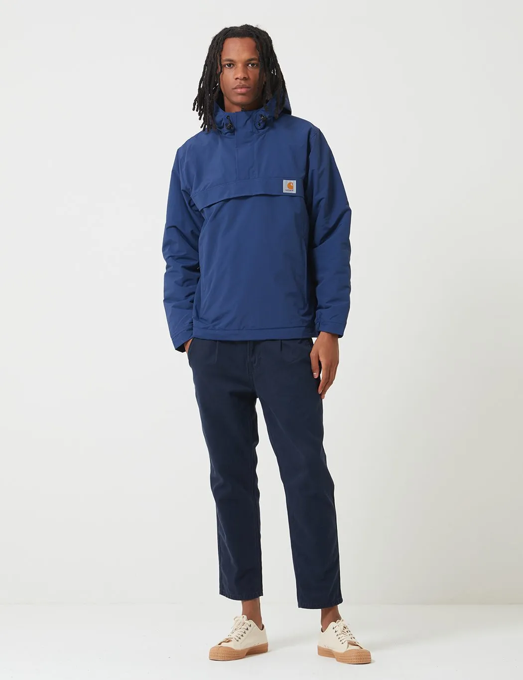 Carhartt-WIP Nimbus Half-Zip Jacket (Fleece Lined) - Metro Blue