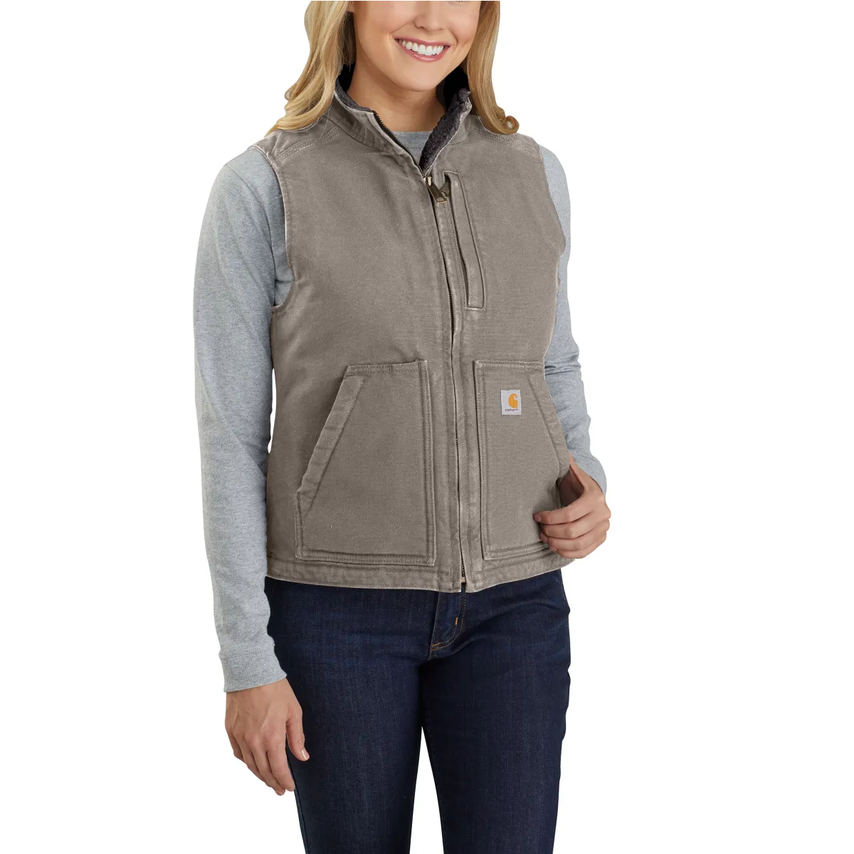 Carhartt Women's WASHED Sherpa lined vest