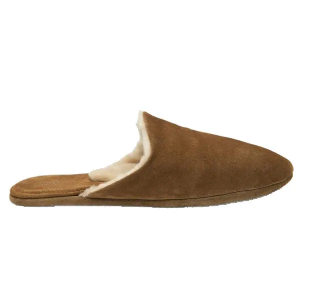 Cavalry Slipper - Tan Suede