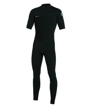 Defender 2mm Short Arm Steamer Chest Zip Wetsuit - Black