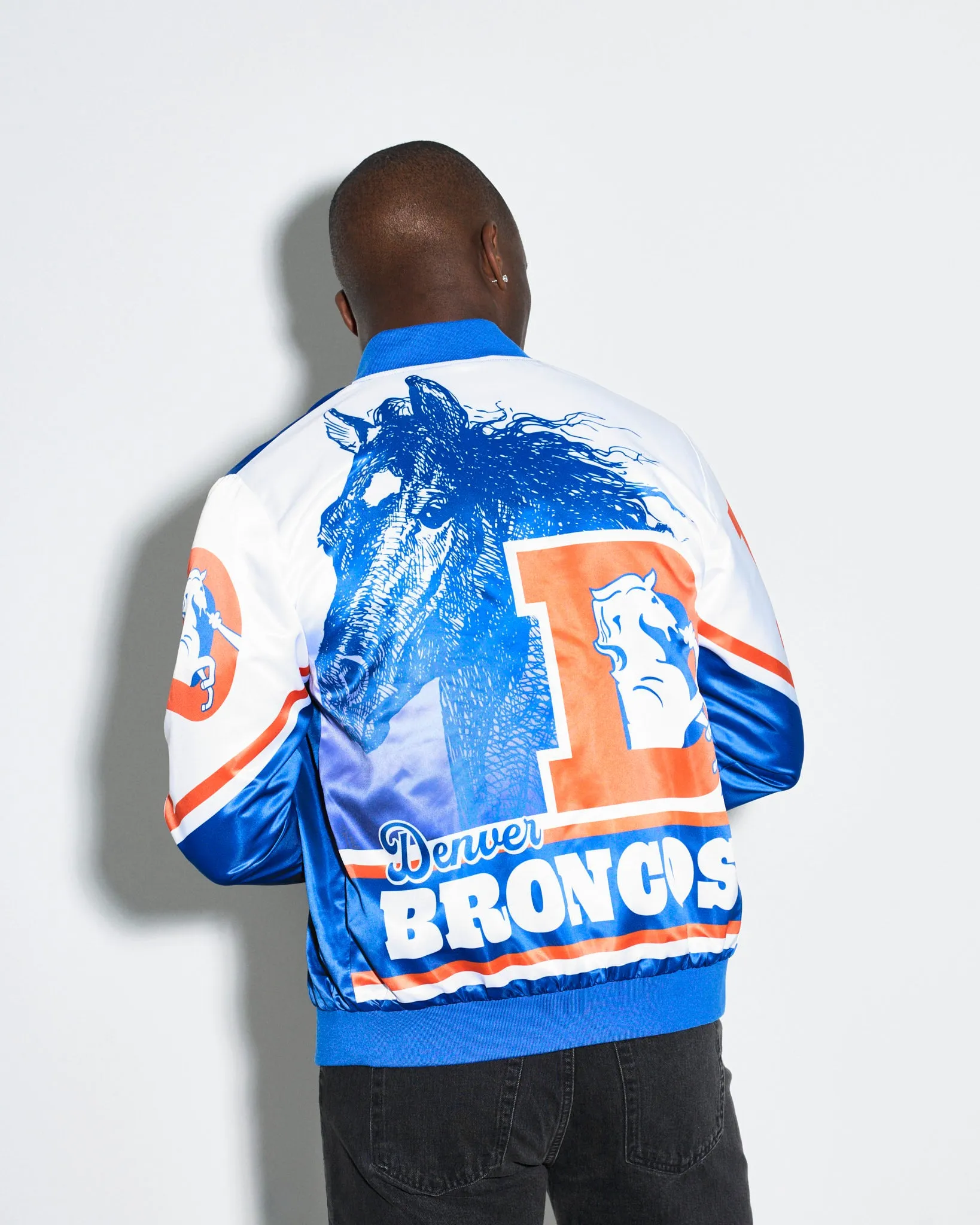 Denver Broncos Fanimation Satin Jacket