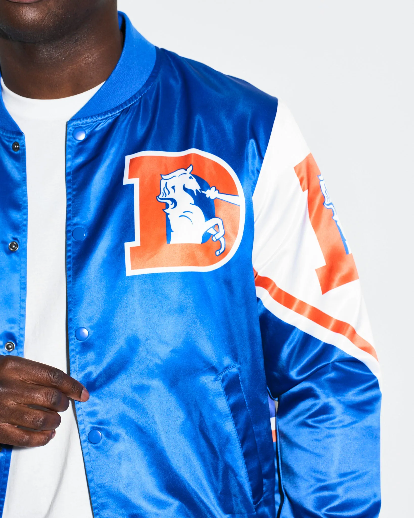 Denver Broncos Fanimation Satin Jacket