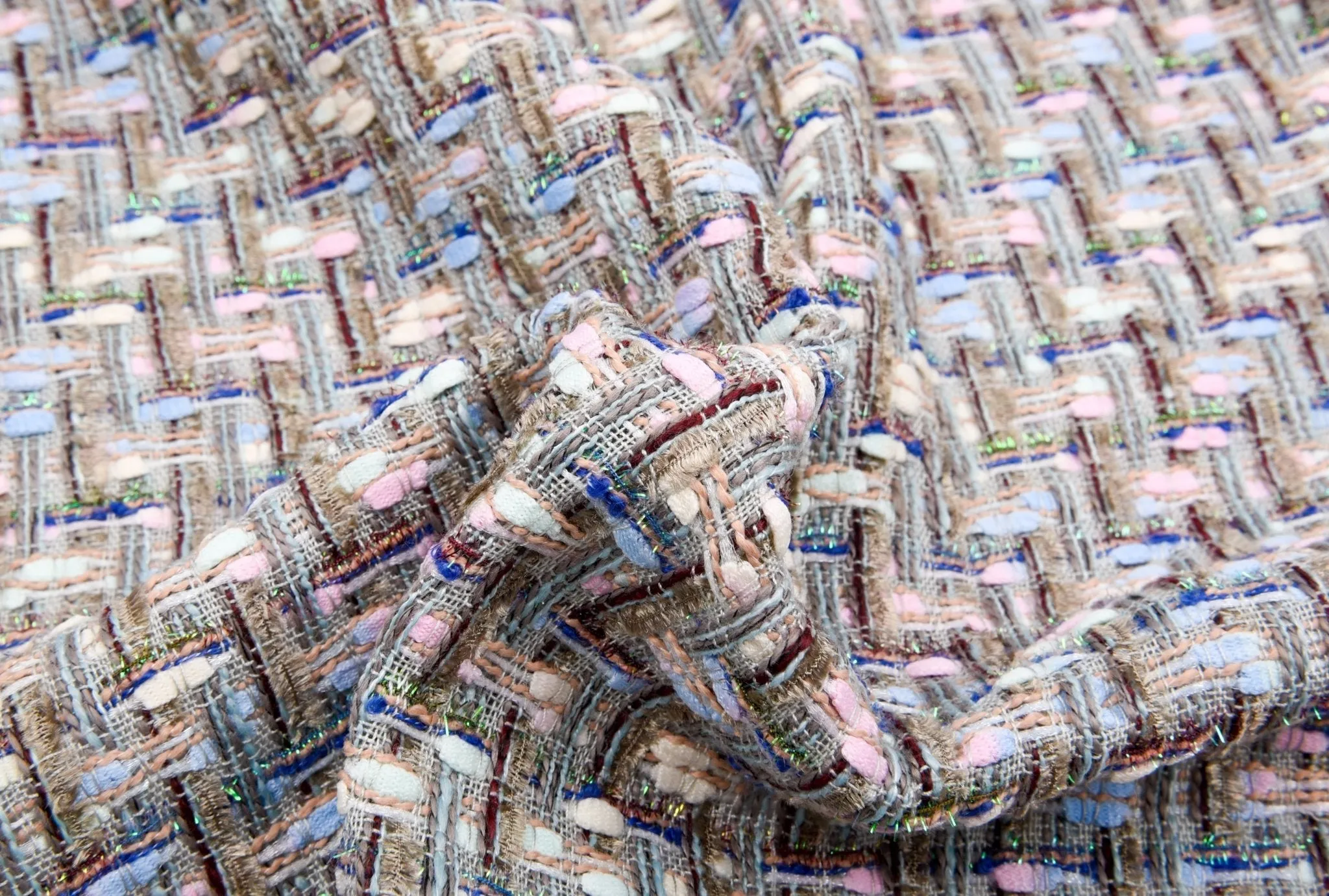 Designer Italian Tweed Fabric  - 6194