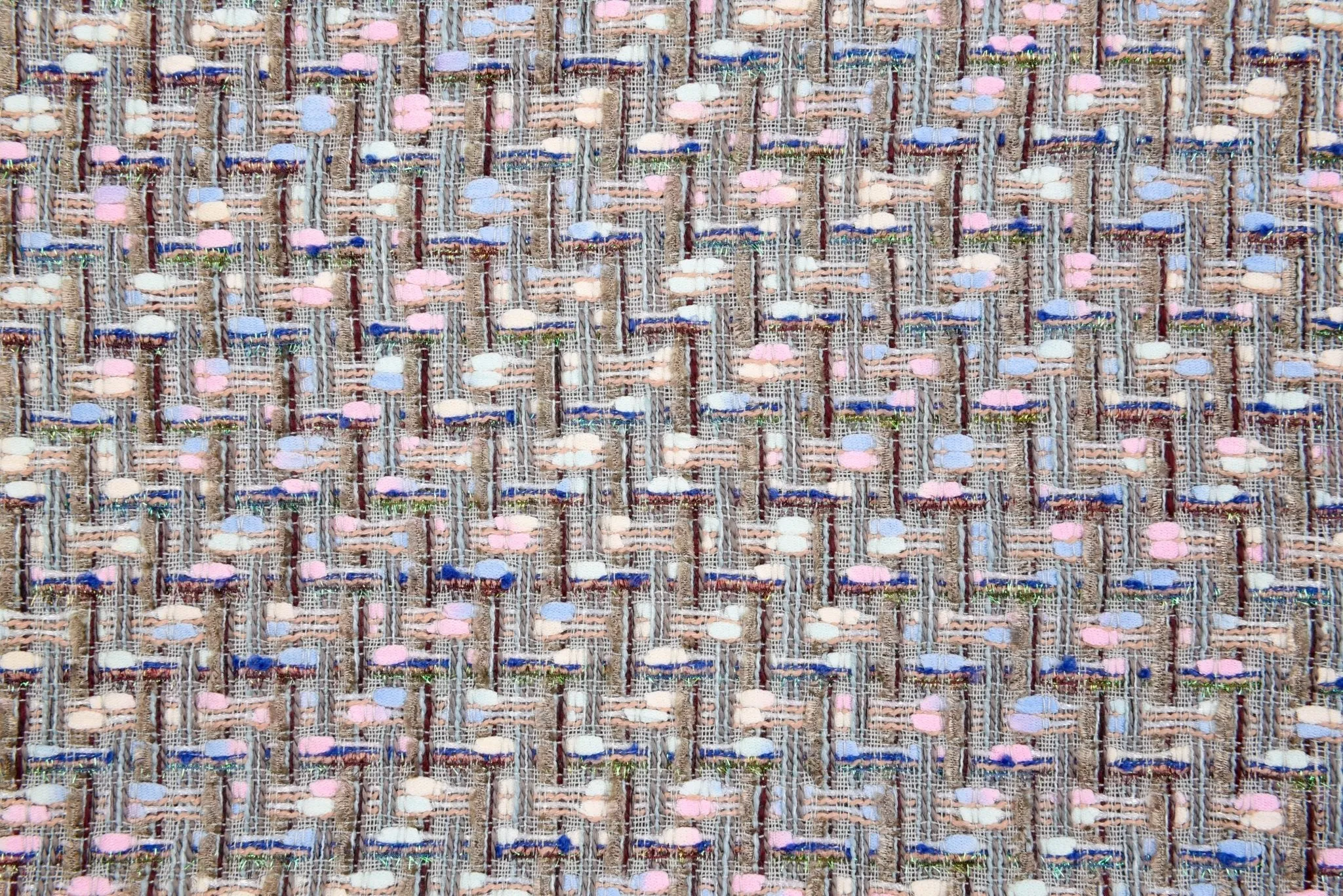 Designer Italian Tweed Fabric  - 6194