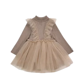 Flovos Dress | Lavender Brown