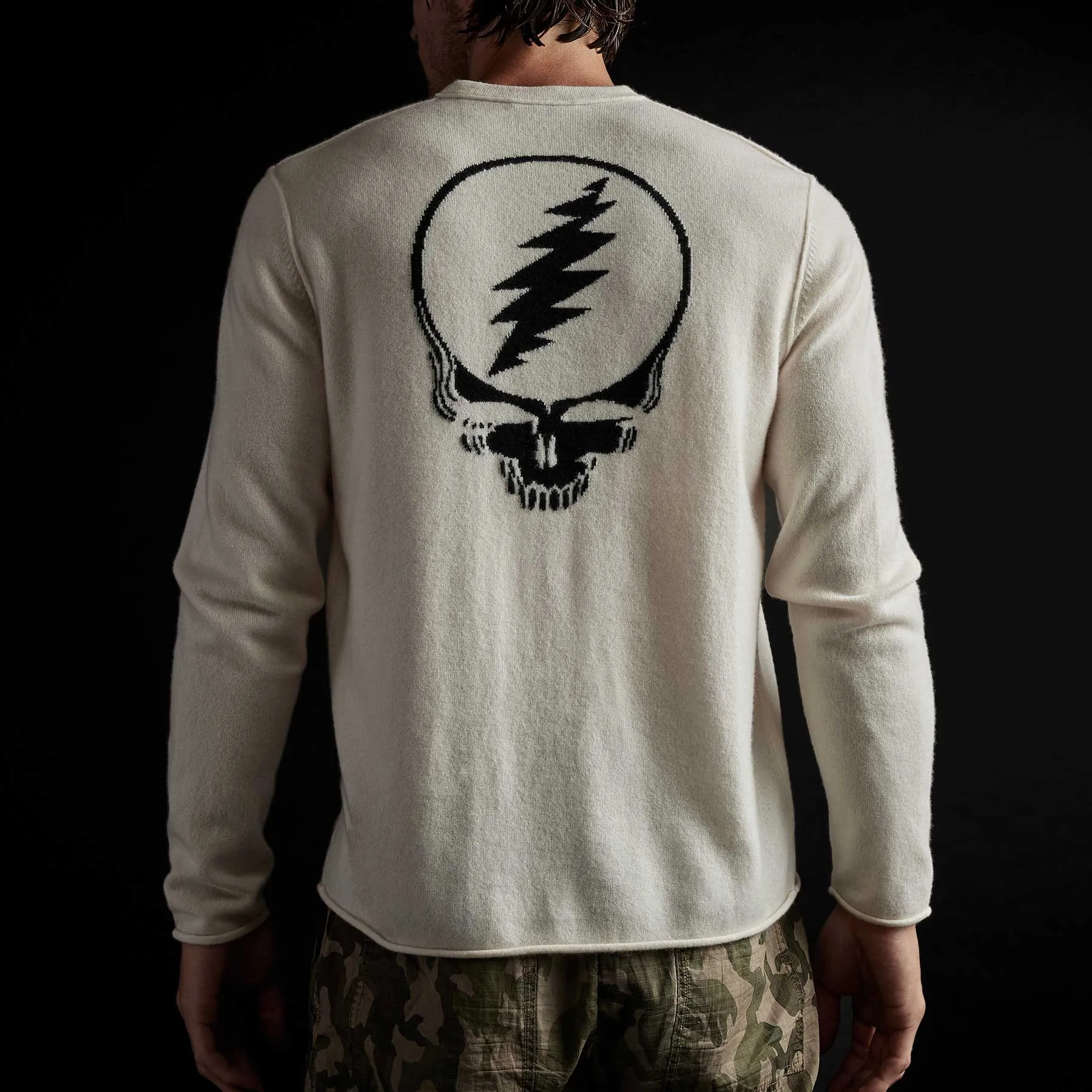 Grateful Dead Recycled Cashmere Sweater - Ivory