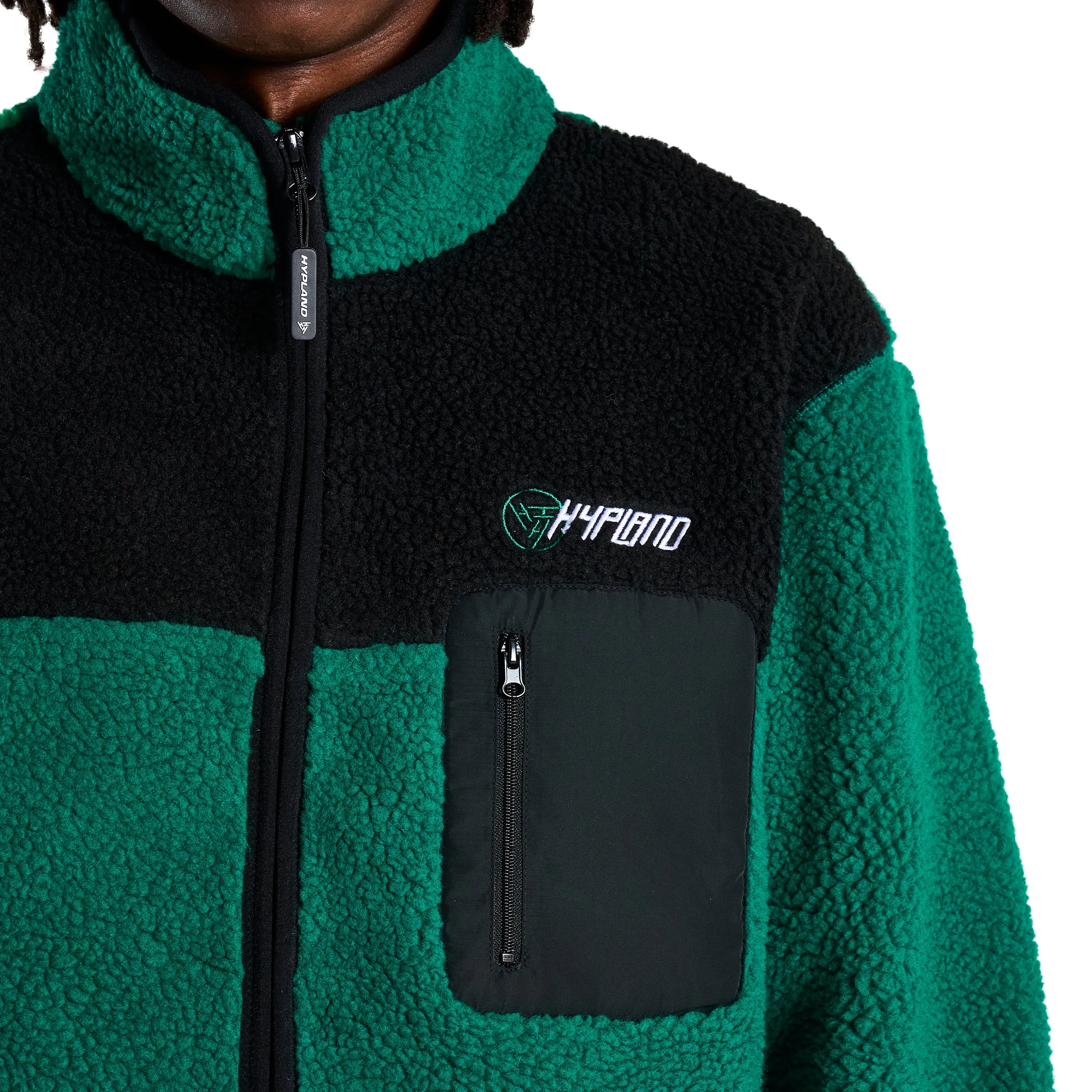 INUYASHA KAGOME SHERPA JACKET (GREEN)