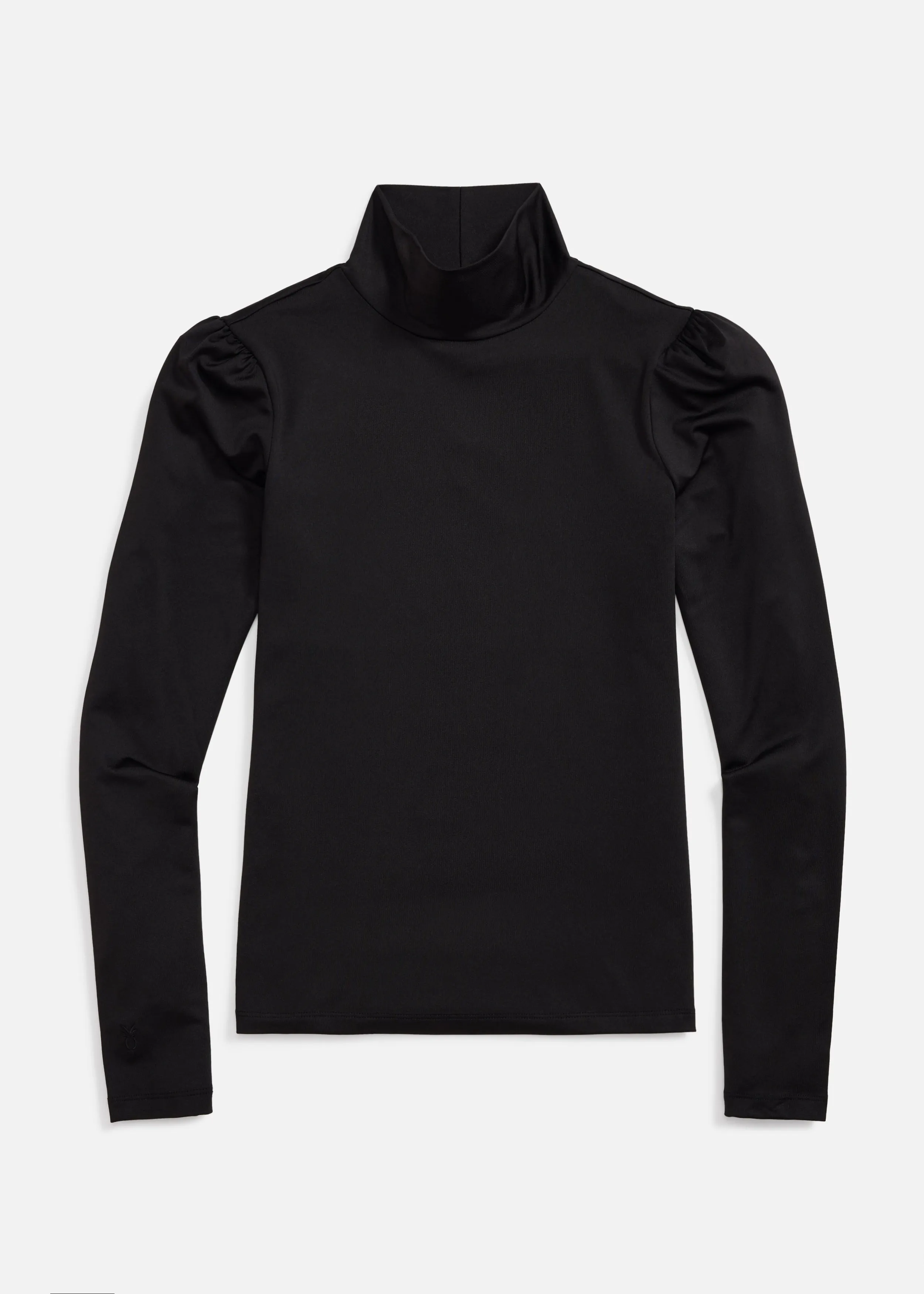 Kiawah Turtleneck in Luxe Stretch (Black)