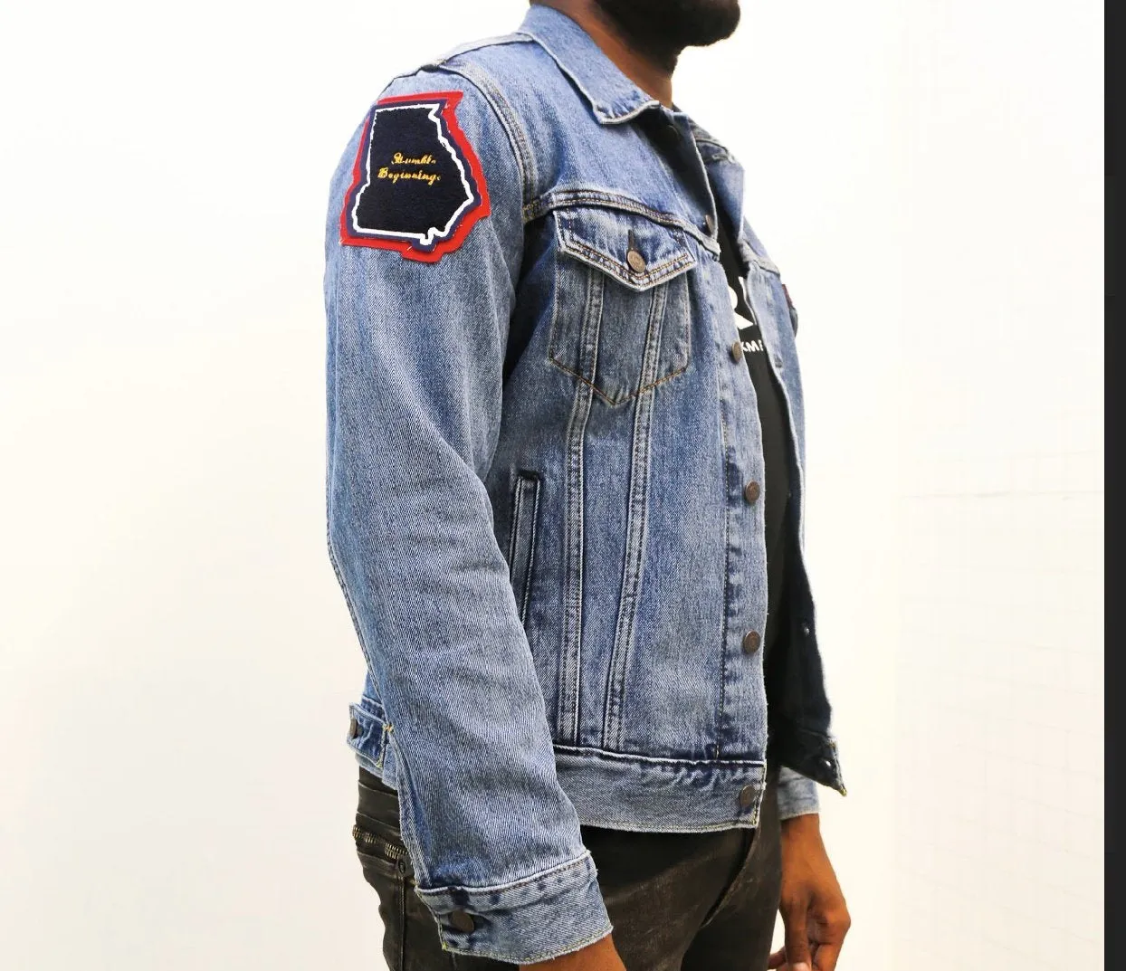 Kids Tuskegee  denim Jacket