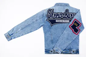 Navy Blue & White “Shrewsbury ” Denim Jacket