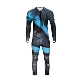 Tiger Adult Race Suit - Black/Blue