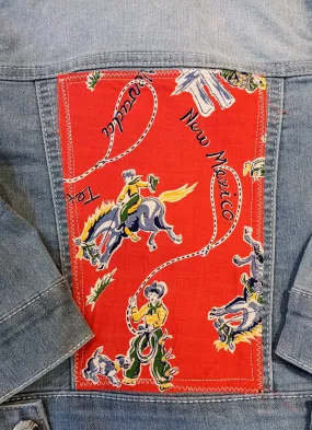 True Vintage Rodeo Fabric   Kids Jacket