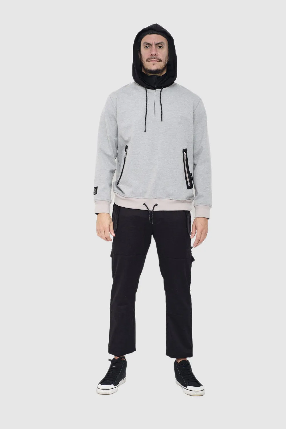 Turtleneck Quarter Zip Hoody