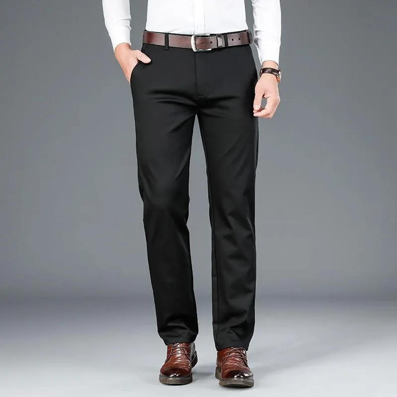 West Louis™ Classic Style Business Fashion Cotton Pants