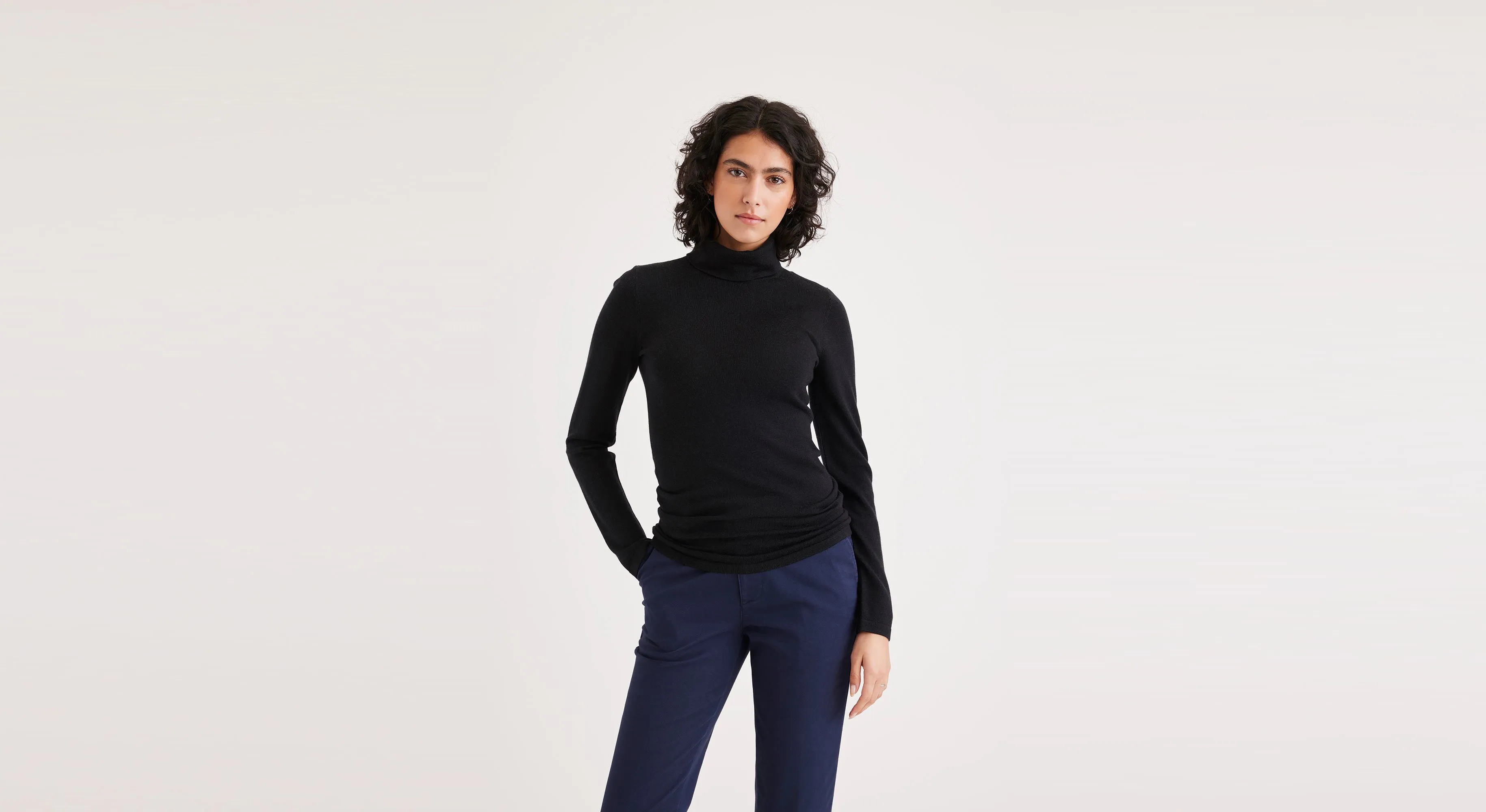 Women's Slim Fit Turtleneck Sweater